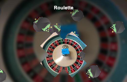 00 on roulette wheel