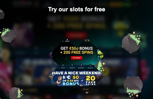 Casino registration free spins