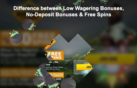 Free spins low wager