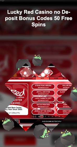 Lucky red no deposit bonus codes