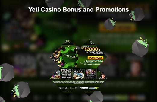 Yeti casino welcome bonus