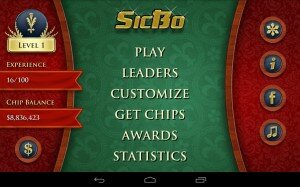 SicBo Casino Dice Game